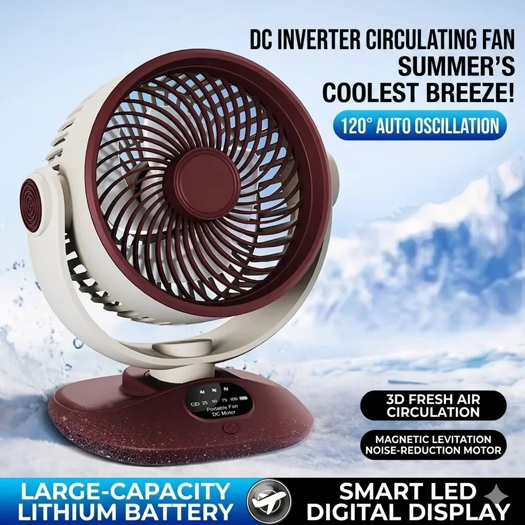 Desktop Fan Rechargeable Turbo – обзор и цена Home Office Jobs