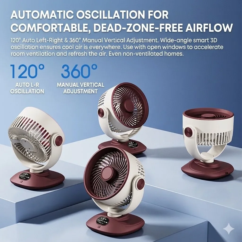 Desktop Fan Rechargeable Turbo – обзор и цена Home Office Jobs