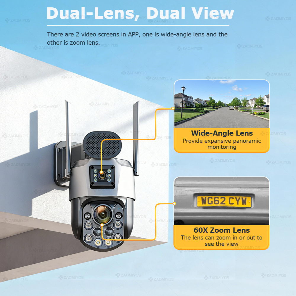 Dual Lens Home Outdoor Surveil – обзор и цена Home Office Zoom